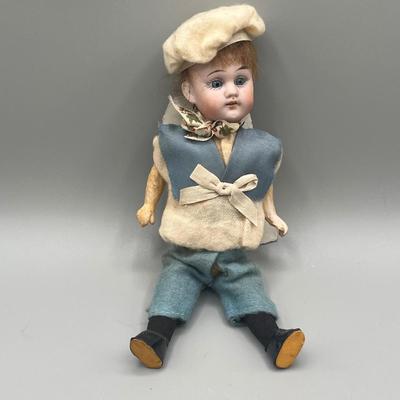 LOT 53: Vintage Doill Collection - Children's Rabbit Fur Muff and More