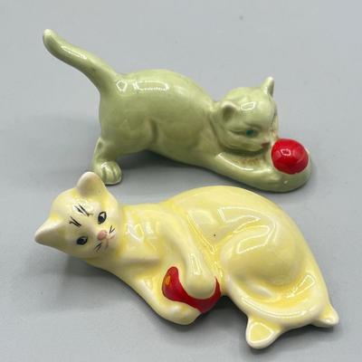 LOT 54: Dog and Cat Collectibles - Pins, Figurines, Antique Mug