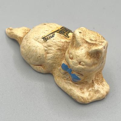 LOT 54: Dog and Cat Collectibles - Pins, Figurines, Antique Mug