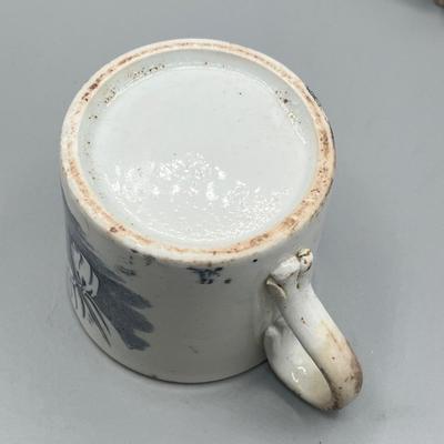 LOT 54: Dog and Cat Collectibles - Pins, Figurines, Antique Mug