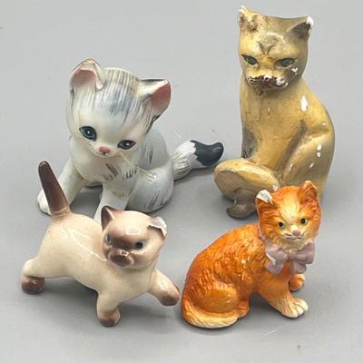 LOT 54: Dog and Cat Collectibles - Pins, Figurines, Antique Mug