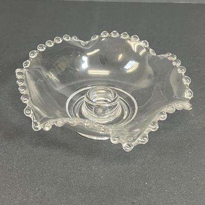 LOT 58: Silverplate, Candlewick Glass, Silver Rimmed Glass and More