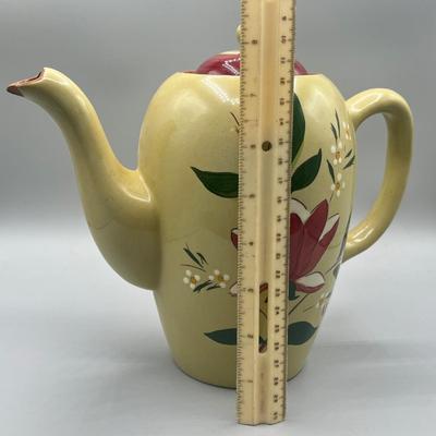 LOT 61: Magnolia Pattern Vintage Stangl Pottery Coffee Pot and More