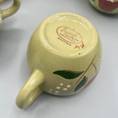 LOT 61: Magnolia Pattern Vintage Stangl Pottery Coffee Pot and More