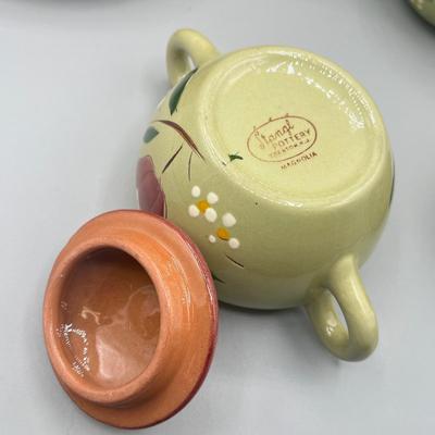 LOT 61: Magnolia Pattern Vintage Stangl Pottery Coffee Pot and More