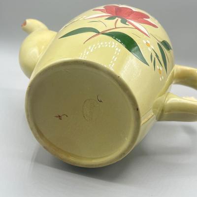 LOT 61: Magnolia Pattern Vintage Stangl Pottery Coffee Pot and More