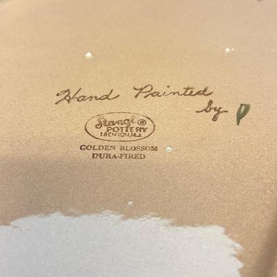 LOT 53: Vintage Stangl Pottery Dishes - Golden Blossom Pattern