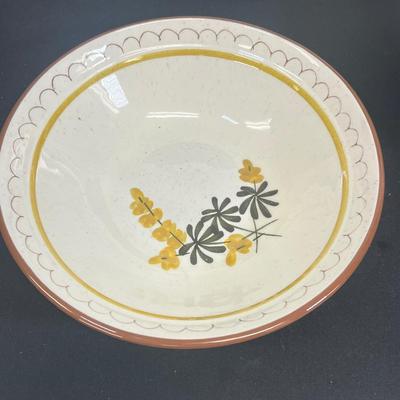 LOT 53: Vintage Stangl Pottery Dishes - Golden Blossom Pattern