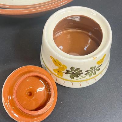 LOT 53: Vintage Stangl Pottery Dishes - Golden Blossom Pattern