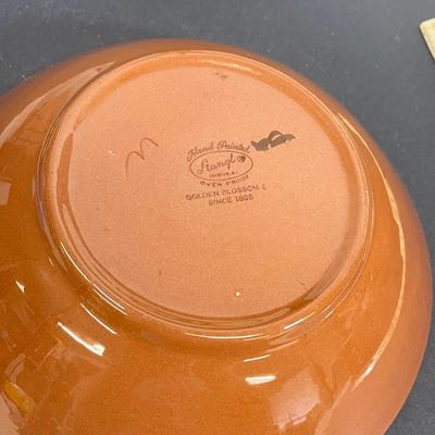 LOT 53: Vintage Stangl Pottery Dishes - Golden Blossom Pattern