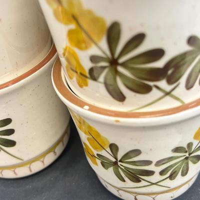 LOT 53: Vintage Stangl Pottery Dishes - Golden Blossom Pattern