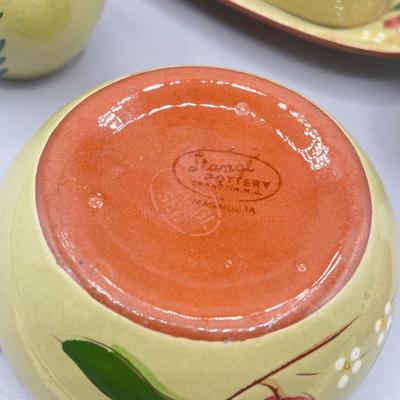 LOT 64: Vintage Stangl Pottery Dishes - Magnolia Pattern