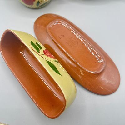 LOT 64: Vintage Stangl Pottery Dishes - Magnolia Pattern