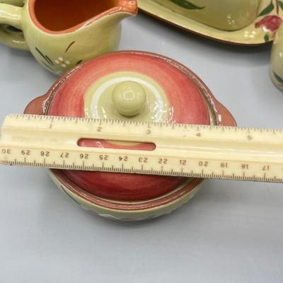 LOT 64: Vintage Stangl Pottery Dishes - Magnolia Pattern