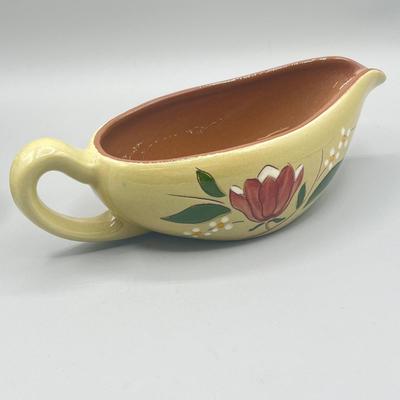 LOT 64: Vintage Stangl Pottery Dishes - Magnolia Pattern