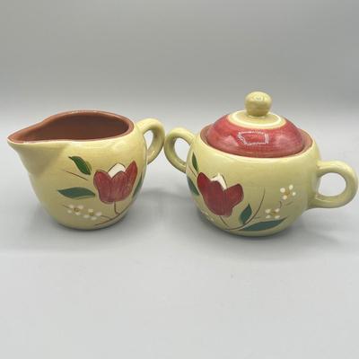 LOT 64: Vintage Stangl Pottery Dishes - Magnolia Pattern