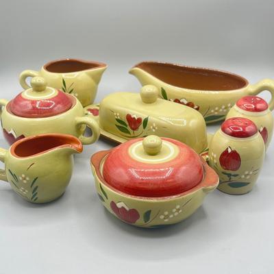 LOT 64: Vintage Stangl Pottery Dishes - Magnolia Pattern