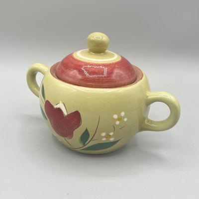 LOT 64: Vintage Stangl Pottery Dishes - Magnolia Pattern