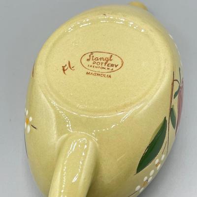 LOT 64: Vintage Stangl Pottery Dishes - Magnolia Pattern