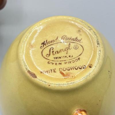 LOT 65: White Magnolia Pattern Vintage Stangl Pottery Dishes