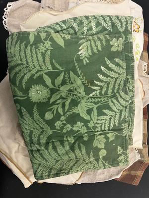 LOT 67: Vintage Embroidered Linens and More