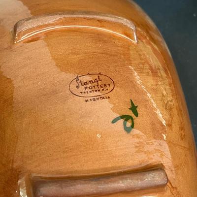 LOT 68: Vintage Stangl Pottery Dishes - Magnolia Pattern