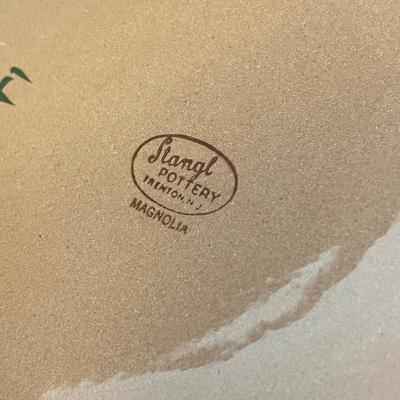 LOT 68: Vintage Stangl Pottery Dishes - Magnolia Pattern