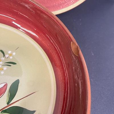LOT 68: Vintage Stangl Pottery Dishes - Magnolia Pattern