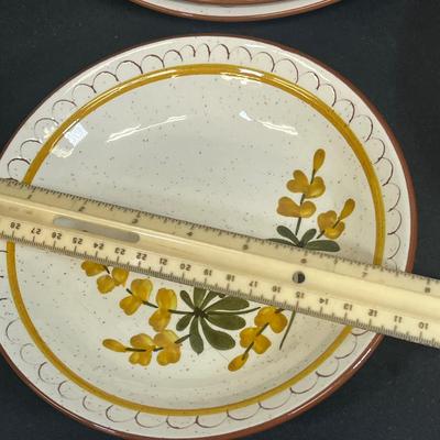 LOT 71: Golden Blossom Pattern - Vintage Stangl Pottery Dishes
