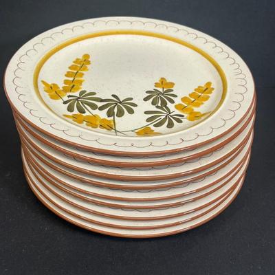 LOT 71: Golden Blossom Pattern - Vintage Stangl Pottery Dishes
