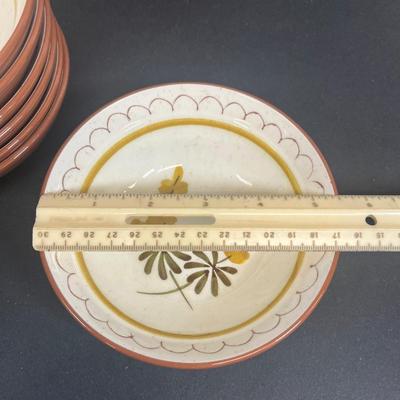 LOT 71: Golden Blossom Pattern - Vintage Stangl Pottery Dishes