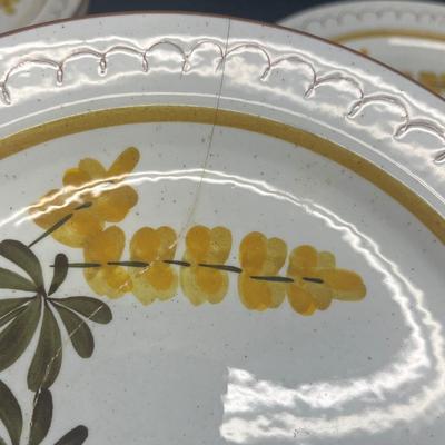 LOT 71: Golden Blossom Pattern - Vintage Stangl Pottery Dishes