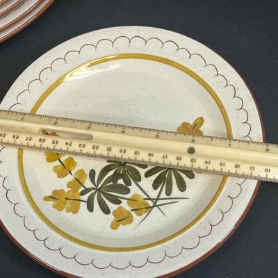 LOT 71: Golden Blossom Pattern - Vintage Stangl Pottery Dishes