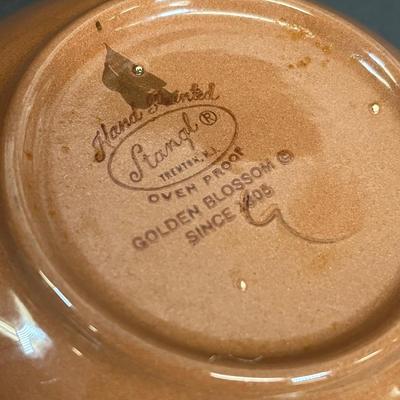 LOT 71: Golden Blossom Pattern - Vintage Stangl Pottery Dishes