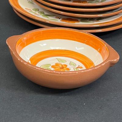 LOT 72: Bittersweet Pattern - Vintage Stangl Pottery Dishes