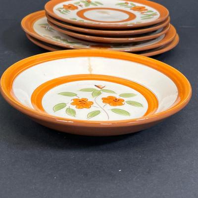 LOT 72: Bittersweet Pattern - Vintage Stangl Pottery Dishes