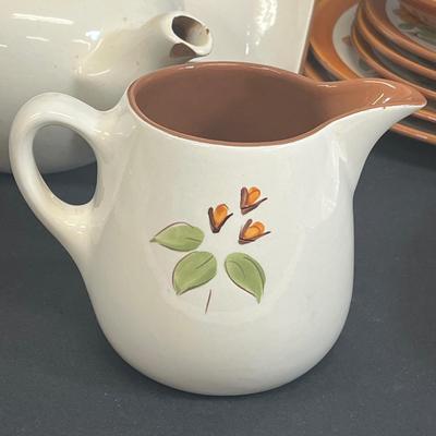 LOT 72: Bittersweet Pattern - Vintage Stangl Pottery Dishes