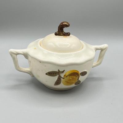 LOT 73: Vintage Stangl Pottery Dishes - Sculptured Fruit Pattern