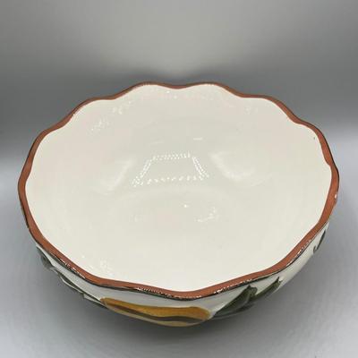 LOT 73: Vintage Stangl Pottery Dishes - Sculptured Fruit Pattern
