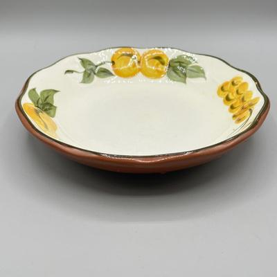 LOT 73: Vintage Stangl Pottery Dishes - Sculptured Fruit Pattern