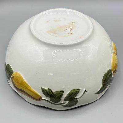 LOT 73: Vintage Stangl Pottery Dishes - Sculptured Fruit Pattern