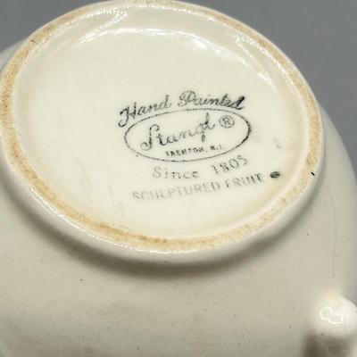 LOT 73: Vintage Stangl Pottery Dishes - Sculptured Fruit Pattern