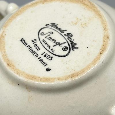 LOT 73: Vintage Stangl Pottery Dishes - Sculptured Fruit Pattern