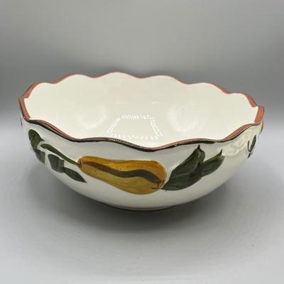 LOT 73: Vintage Stangl Pottery Dishes - Sculptured Fruit Pattern