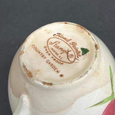 LOT 74: Vintage Stangl Pottery Dishes - Country Garden Pattern