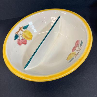 LOT 76: "Fruit" Pattern Vintage Stangl Pottery Dishes