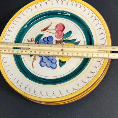 LOT 76: "Fruit" Pattern Vintage Stangl Pottery Dishes
