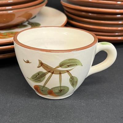 LOT 77: Vintage Stangl Pottery Dishes - Orchard Song