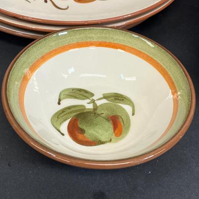 LOT 77: Vintage Stangl Pottery Dishes - Orchard Song