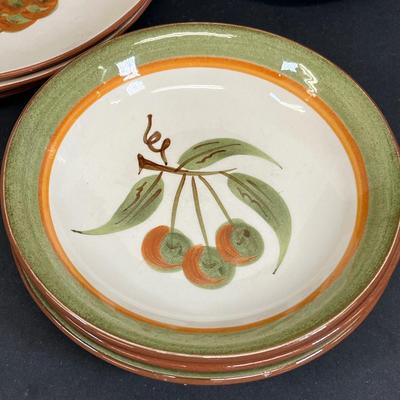LOT 77: Vintage Stangl Pottery Dishes - Orchard Song